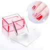 2024 Transparent Jelly Stamper Nail Art Stamp Kit Crystal Silikon Stamper med tallrik franska naglar Manikyrverktyg Tillbehör för nagelkonst