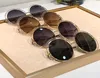 Огромные круглые солнцезащитные очки Gold Grey Gradient 114 Женщины Summer Sunnies Gafas de Sol Designer Солнцезащитные очки Shades occhiali da sole UV400 защита очков