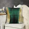 Pillow Free Fall Emerald with Gold Throw Christmas Case S canapé
