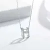 Collier H-Letter Petit taille pour les femmes ayant un sens de conception haut de gamme d'été, une chaîne de clarbone lumineuse en acier de niche en titane, 2023 Nouveau modèle