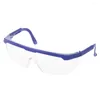Occhiali da sole Sicurezza occhiali regolabili Visire Protezione Goggles Anti protettive antisaliva Schermo a prova di sabbia del vento