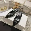 Mode Neue Stil Sandal Slipper Sexy Alma Heels Dress Schuhe Party Sommer Sunny Slipperdesigner Top-Qualität High Heel Schnürhochzeit Luxusparty Frauen Loafer Lady Lady