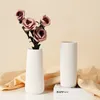 Vases Ceramic Vase Creative Home Living Room White Hydroponic Flower Pot Dried Inserting Decoration Ornaments