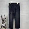 23 neue Herrendesigner Jeans Hochversion BLCG -Buchstabenmuster gewaschener geschädigter Jeans Luxus Herren Casual Jeans