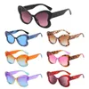 Sonnenbrille Gradient Butterfly Trendy Candy Farbe UV400 Ladies Party Brillen farbenfrohe Farbtöne