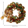 Decorative Flowers Door Autumn Wreaths Wreath With Bow And Ring Outside Ornament For Decorating Farm Walls Entryway