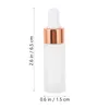 Storage Bottles 10 Pcs Travel Toiletries Containers Dropper Bottle Frosted Liquid Perfume Sample Vials Portable Dispenser