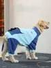 Hondenkleding Hoodies voorkomen dat het haarverschil Warm polyester kleur Matching lange mouwen kleding huisdierproducten Home Garden JJ601