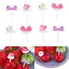 Fourks Kids Fruit Picks Stick Stick Stick Pockets Mini Creative Cake Cake Dessert Box Box Decor Bento Accessoires