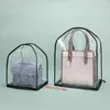 Kosmetische Taschen Staubdichtes Handtasche Aufbewahrungsbeutel Transparent Hanging Cover mit Reißverschluss mit hoher Kapazität Organisator