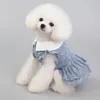 犬のアパレルペットの服小さな子犬のためのかわいいドレスプリンセスパーティーチワワヨーキールパアブリゴ