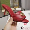 Sexy Red High Heels Designer Slippers Damesglaasjes Sandalen beroemde echte leren schoenen met doos