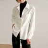 Женские блузки супер -супер -корейская белая рубашка 2024 Осень/Зима свободно слоя