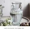 Вазы цветочная ваза вертикальная полоса простая безопасная прозрачная рисунка для декорирования пографии домашнее стекло стекло