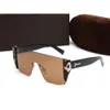 Tom Letter Zonnebril voor mannen Damesontwerper Luxe Nieuwe Fashion Classic Sunglasses Mens en Dames Algemene trend T-vormige zonnebril