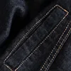 Spring Autumn Men Jackets Jackets casuais colorido solo de lapela única jeans jeans Slim Fit Cotton Outwear 5xlm 240321