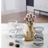 Vases Flower Vase For Home Decor Glass Handmade Tabletop Terrarium Table Ornaments Decorative Nordic