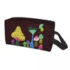 Stume da stoccaggio personalizzato Yayoi Kusama Art Travel Borse cosmetico per donne Organizzatore di toilette per artisti giapponesi Ladies Beauty Dopp Dopp Kit