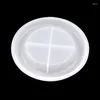 Moules de cuisson Round Crystal Glue Moule de silicone Diy Decoration Creative Plate Mat Mate Moule 1164