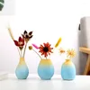 Vases Mini Ceramic Flower Pot Aesthetic Modern Vase Vase Desk Decoration Home Room Ornements Interior Outdoor Hydroponics Tool Nordic Style