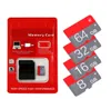 2020 Genuine 16GB 32GB 64GB TF Memory SD Card C10 TF Card with retail package SD adapter blister retail package7566897