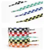 Wieszaki 1 Para unisex sznurków w szafy 8 mm Kreatywne dwukolorowe poliestrowe płaskie sznurowaski dla dorosłych i dzieci