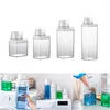 Storage Bottles Plastic Laundry Washing Up Powder Container Soap Detergents Box Lid Detergent Dispenser