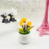 Decorative Flowers Artificial Plants Fake Flower Bonsai Mini Potted Desktop Decoration Ornaments Garden Living Room Home Decor