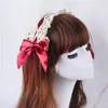 Party Supplies Sweet Lolita Ruffled pannband Kvinna Cosplay Hair Hoop Anime Maid Lovely Headwear Bowknot Lace Trim Accessorie