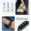 Klockor för Android iOS Smart Armband Women Smartwatch Men Heart Rate Blood Oxygen Waterproof Sport Smart Band Watch for Ladies +Gift