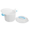Dîle à mitrowave Microwave Rice Soup Bowl Suiter Micro-Wave Four Tasse pour récipients de récipients en plastique avec couvercles