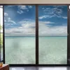 窓ステッカー10スタイルブルースカイビーチランドスケーププライバシーウィンドウフィルムホームデコレーションガラス