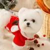 Vêtements pour chiens vêtements de Noël sweat-shirt sweat-sweat épaissis en peluche à sweat en peluche