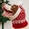 Abbigliamento per cani Cappello da pet Christmas Red Green Colore carino a maglia per il vestito per gatti Forniture adorabili Autunno e Inverno Accessorio