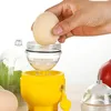 2024 Hand Powered Golden Egg Maker Inside Mixer Kitchen Cooking Gadget Portable Egg Cooker Tool Egg Scrambler Shaker Kitchen Toolsfor Portable Kitchen Tools