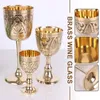 Wine Glasses 1Pcs 80/180ml/200ml Pure Brass Glass Classical Cup Handmade Small Goblet Home Bar Party Copper Mug