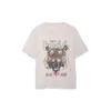 デザイナーサマーレディースシャツレディースTシャツ夏ファッション短袖Tシャツ印刷ティーレディースCRESWネックトップXS-L