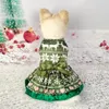 Hundebekleidung Katze Weihnachtstier Kostüm Elegant schöne doppelte Schicht festliche auffällige Modekleidung Kleid bequem