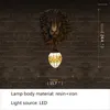 Lampes murales 8m lampe intérieure LED créatif American Tiger Style Sronce Light pour moderne Home Living Bedroom Chariot Porch Decor