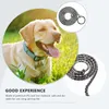 Dog Collars Stainless Steel Chain Choke Collar Dogs Decor Tool Lead Leading Outdoor Decoration Metal Coil