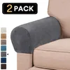 Couvre la chaise 2pc Armrassement épaissis Affaire universelle Répulseur Sofa Protector Velvet Velvet Soft Couch Bras de canapé