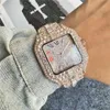 Ontwerper Kajias Nieuwe volledige diamanten stalen band dameskwarts horloge yc079