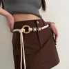 Belts Bohemia Ethnic Style Waist Belt High Quality Cotton Linen Rope Dress Decorative Trouser