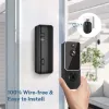 Doorbells Smart Home Wireless Video Doorbell with AI Smart Human Detection HD Wifi Outdoor Door Bell Intercom Alarm Security Protectoin