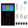 Kits alle Touch USB Screen Wireless WiFi GSM RFID -Karten -Einbrecher Alarmsystem Smart Home Security DIY Alarm App Smart Life Voice Control Control