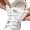 Askılar Elastik Tie Shoelaces Çocuklar ve Yetişkin Spor Ayakkabıları için Çok Molor Ayakkabı Dantelleri Hızlı Tembel Metal Kilit Dizeleri