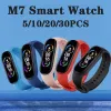 Watches 5/10PCS M7 2022 new Smart Band Magnetic attraction charging Waterproof Woman Men Smart Watch PK i7 Pro Max X8 Max HW7 Max