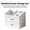 Storage Boxes Capacity Box Drawer Dustproof Desktop With Drawers Ideal For Office Supplies Stationery