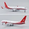 Metall Aircraft Model 20cm 1 400 Shanghai Airlines B737 Metal Replica Alloy Material med landningsutrustning Hjul DREDMENT TOY Gift 240328