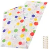 Table Cloth 2 Pcs Birthday Party Tablecloth Print Linens Christmas Balloon Plastic El Camping